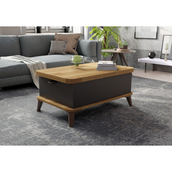 Corrigan Studio Armory Lift Top Extendable Coffee Table with Storage